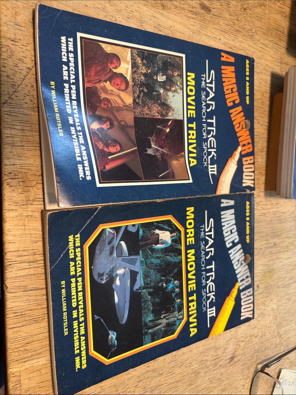 Star Trek III Movie Trivia Magic Answer Book - Blue